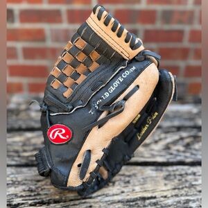 Rawlings RHT Leather Baseball Glove PM120T 12" Playermaker Series Basket Web F4